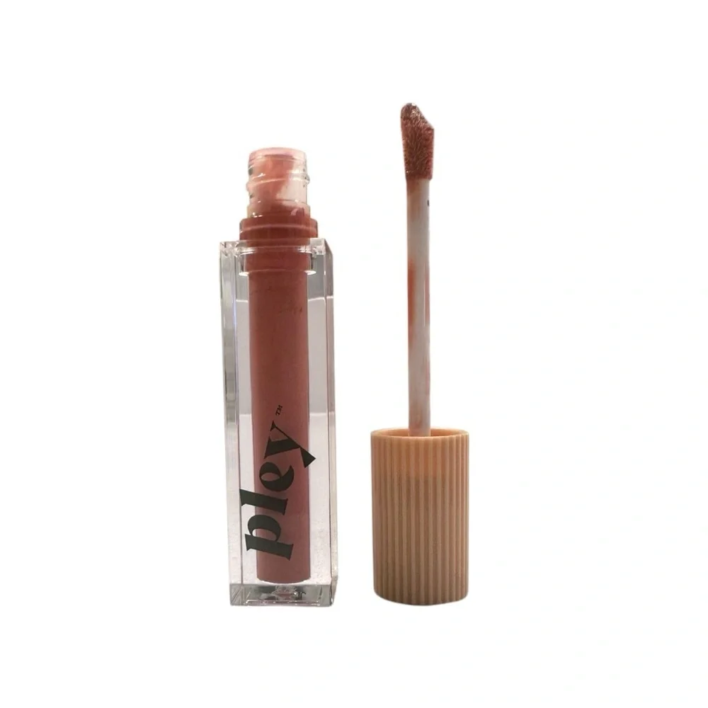 Pley Beauty Lust + Found Glossy Lip Lacquer - Shade Ethel‎ (Nude Rose) NIB